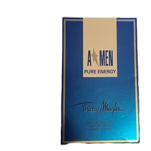 A*Men Pure Energy by Thierry Mugler EDT Spray 3.4fl oz/100ml Rare Discontinued